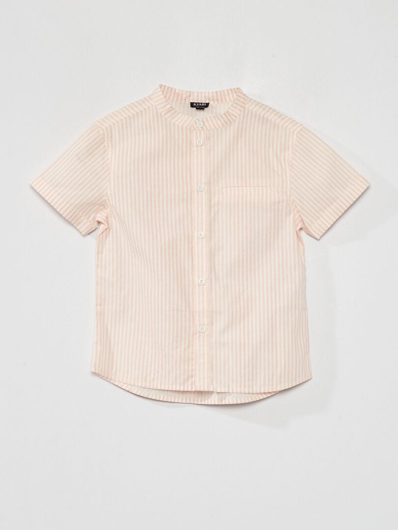 Camisa de manga curta estampada - BRANCA