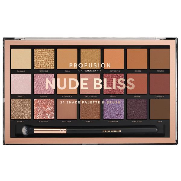 Fard de pleoape Profusion Cosmetics Nude Bliss 21 nuanțe