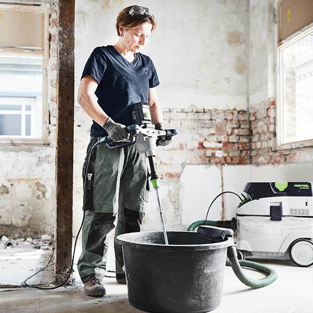 FESTOOL 1600 W:n kaksinopeuksinen sekoitin vasemmalla sekoitussauvalla 575820