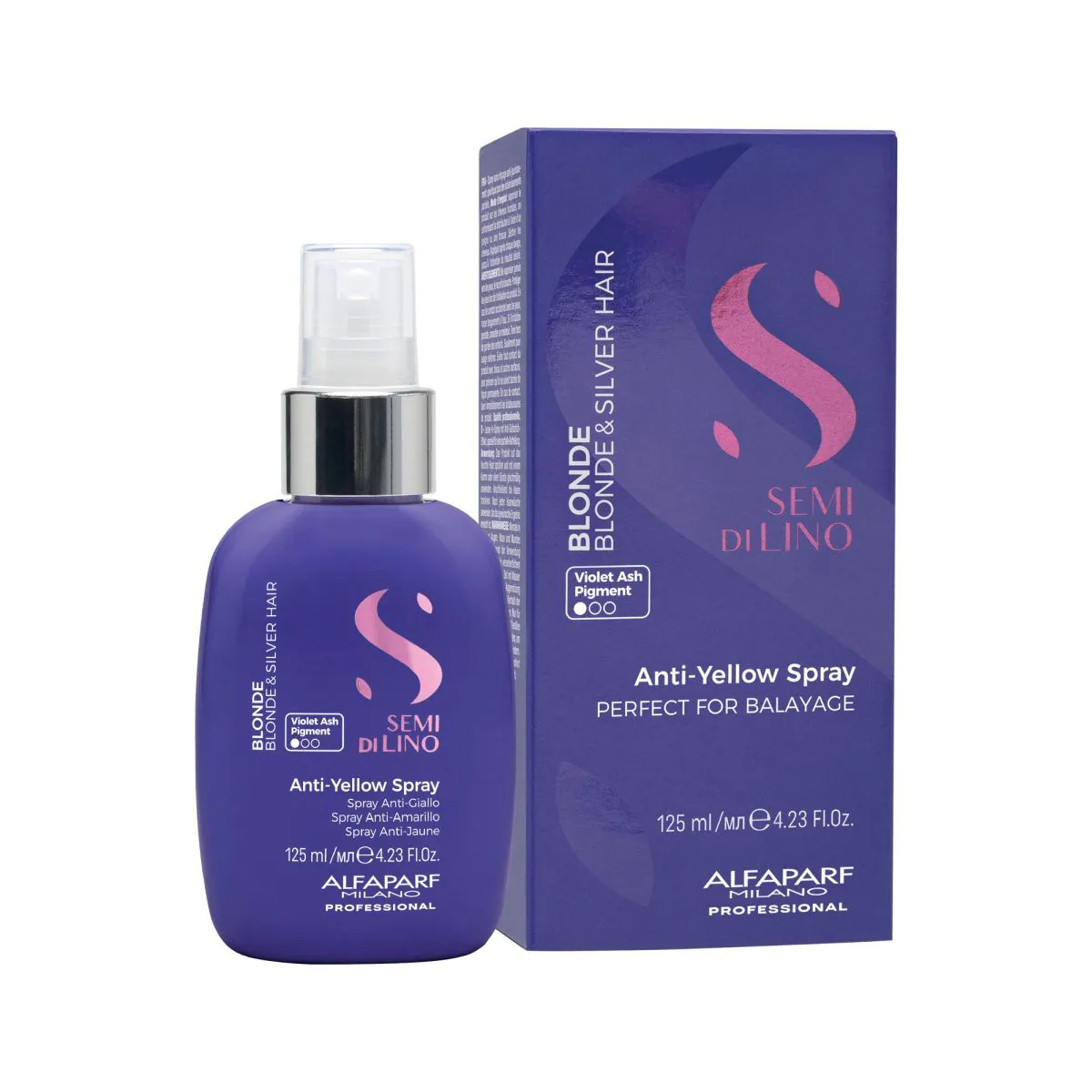 Alfaparf Milano Semi di Lino Blonde & Brunette Spray do włosów blond i siwych