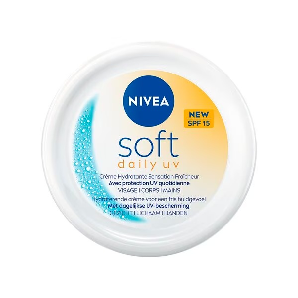 NIVEA Soft Daily UV SPF15 krém 200 ml