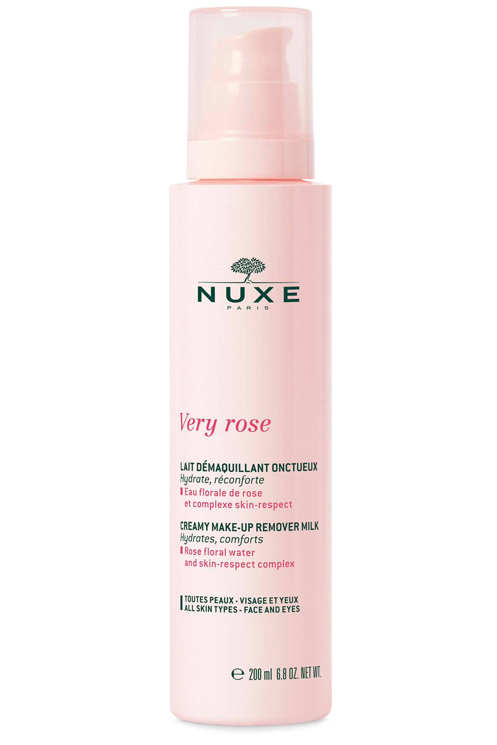 Very Rose sminklemosó tej 200 ml - NUXE