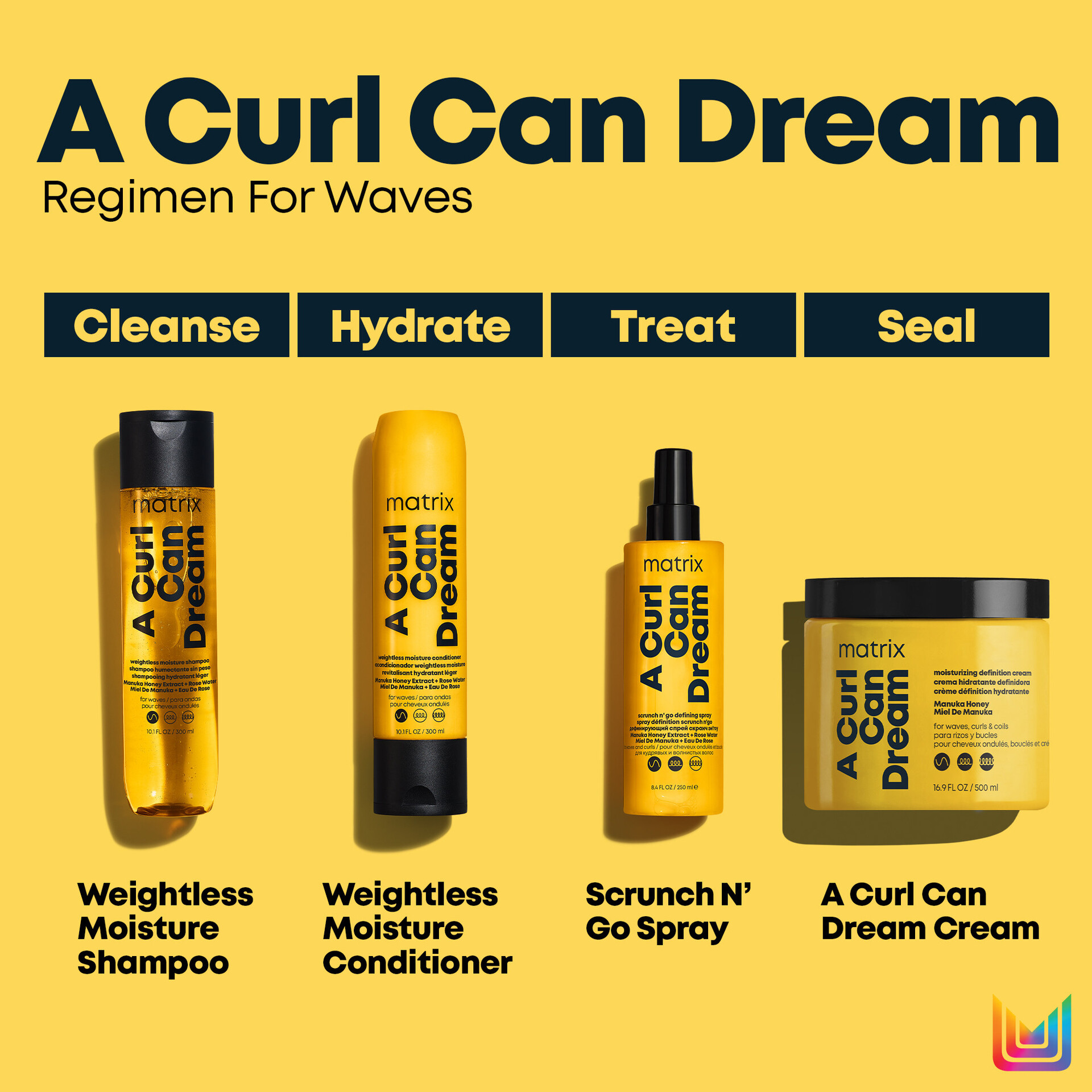 Odżywka nawilżająca Curl Can Dream Weightless Moisture Conditioner 300 ml - Matrix