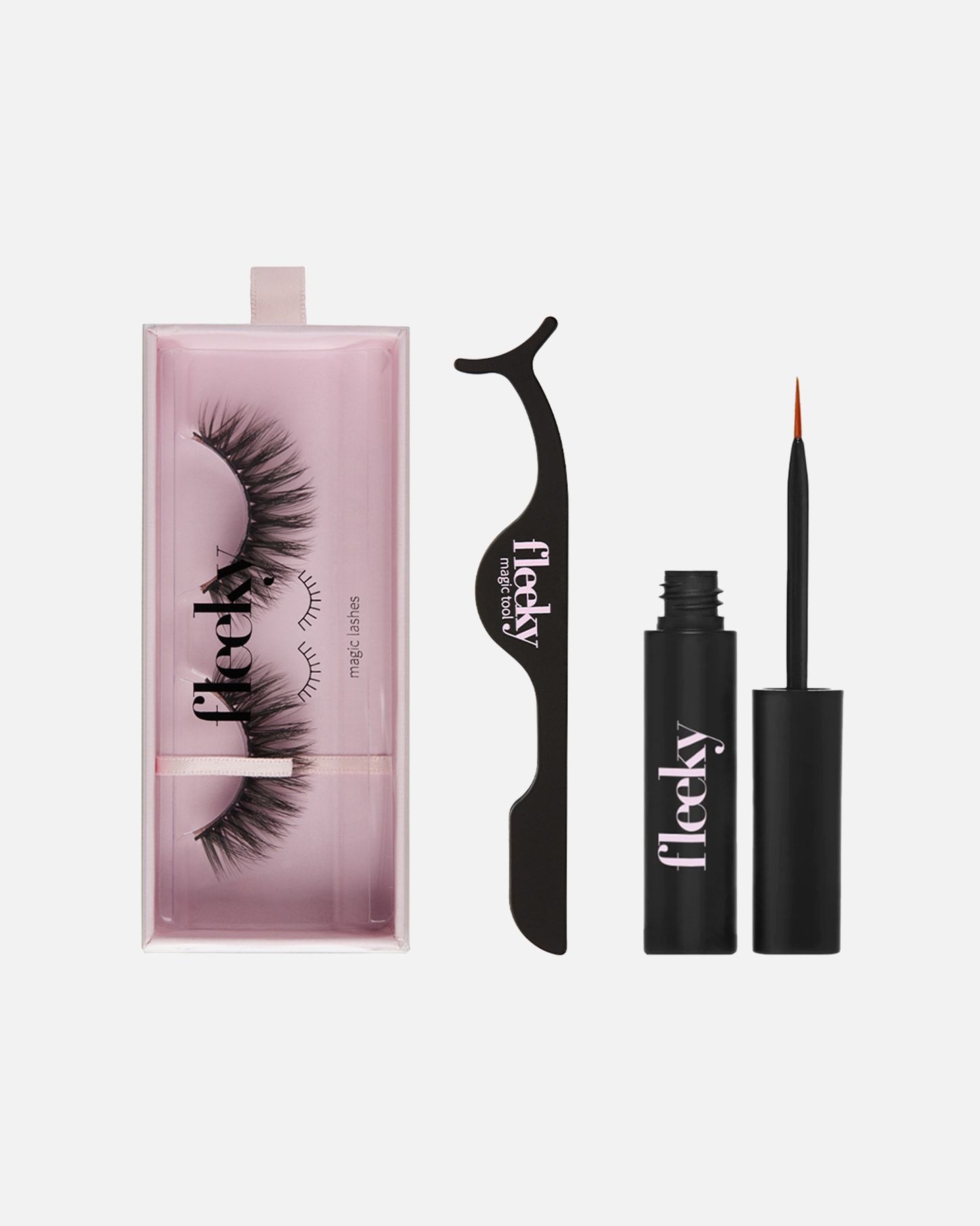 Fleeky Magic Eyelash Set – Umjetne trepavice s ljepilom i alatom – 1 komad