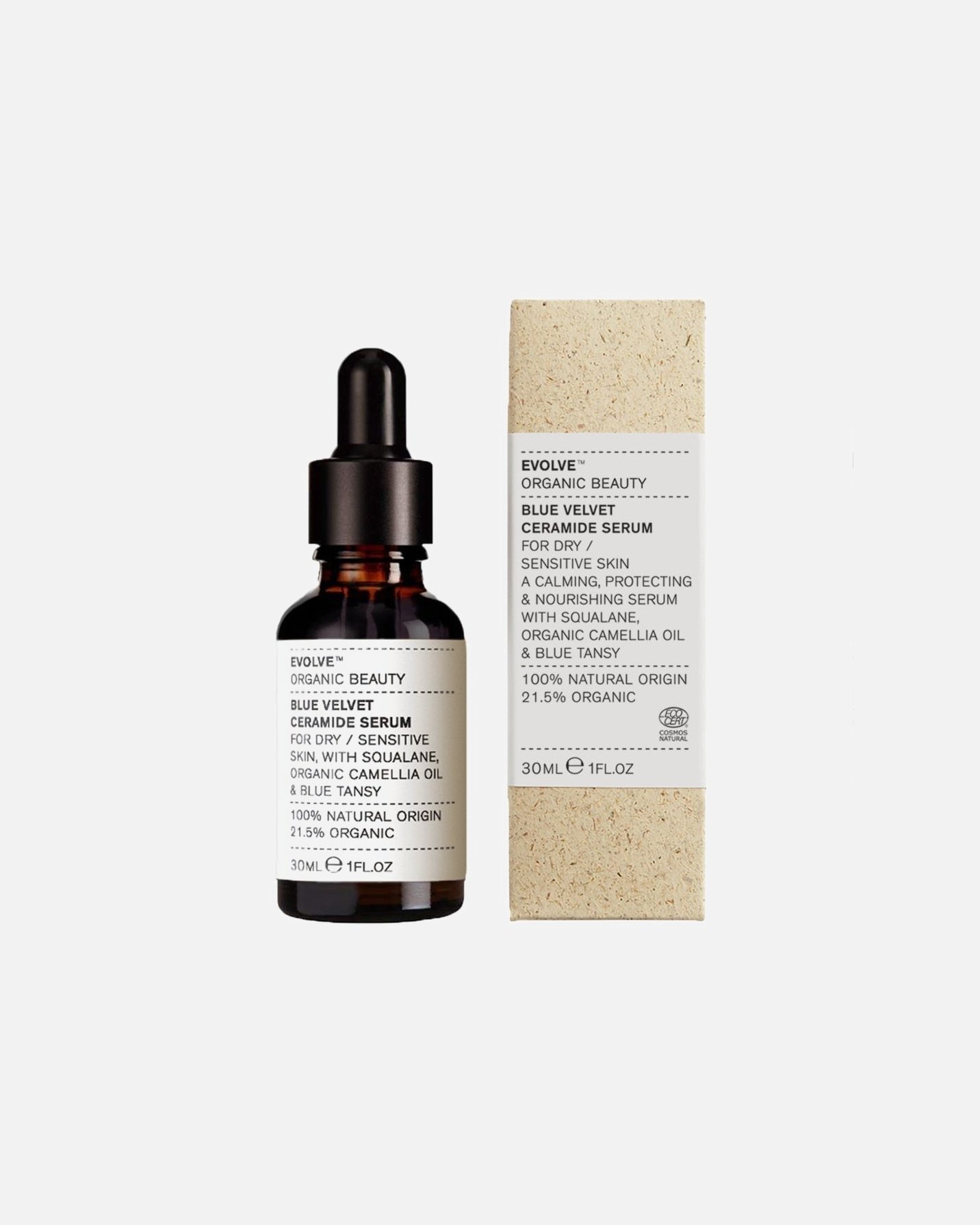 Evolve Organic Beauty Glowserum BLUE VELVET CERAMIDNI SERUM - 30 ml
