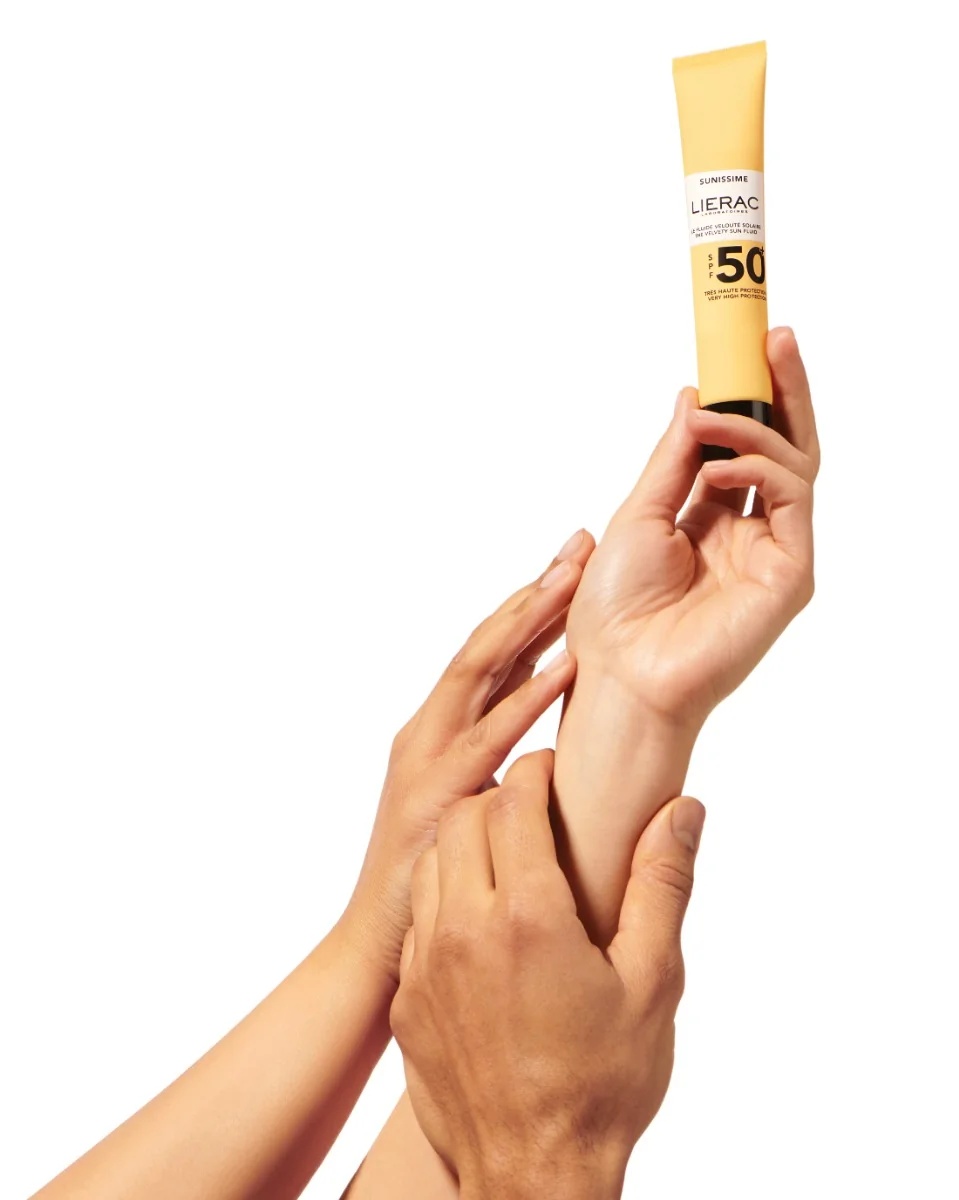 LIERAC Lierac Sunissime Velvety Sun Fluid SPF50+ 40 ml Sonnenschutz für das Gesicht