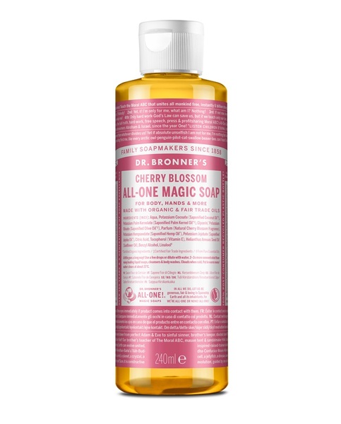 Săpun magic Dr. Bronner Cherry Blossom All-One - 240 ml