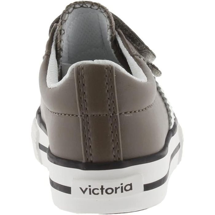 Victoria Basket enfant 126956 marron - lacets - semelle intérieure gomme - fabriqué en Espagne