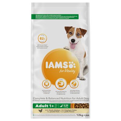 12kg IAMS for Vitality Dry Dog Food - 7% Off!*