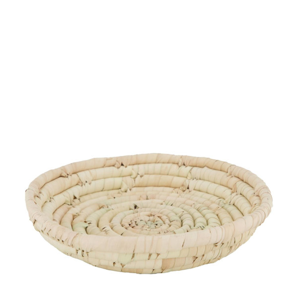 Ręcznie Pleciona Taca z Trawy Morskiej 18cm Boho