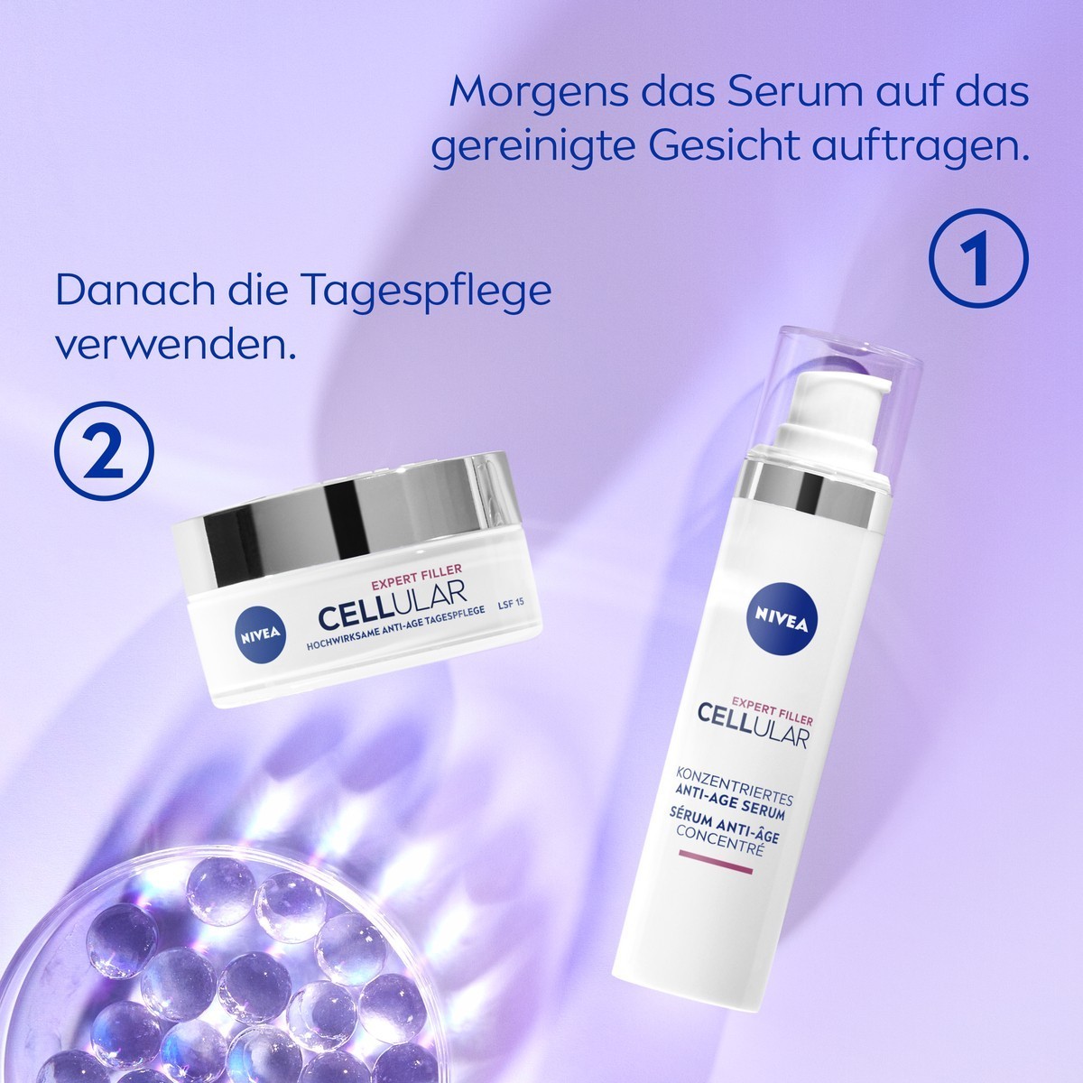 NIVEA Cellular krema protiv starenja LSF 15 -