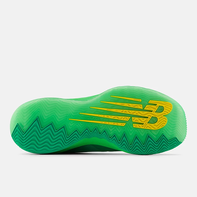 HESI LOW herenschoenen - Kellygroen met palmbladmotief