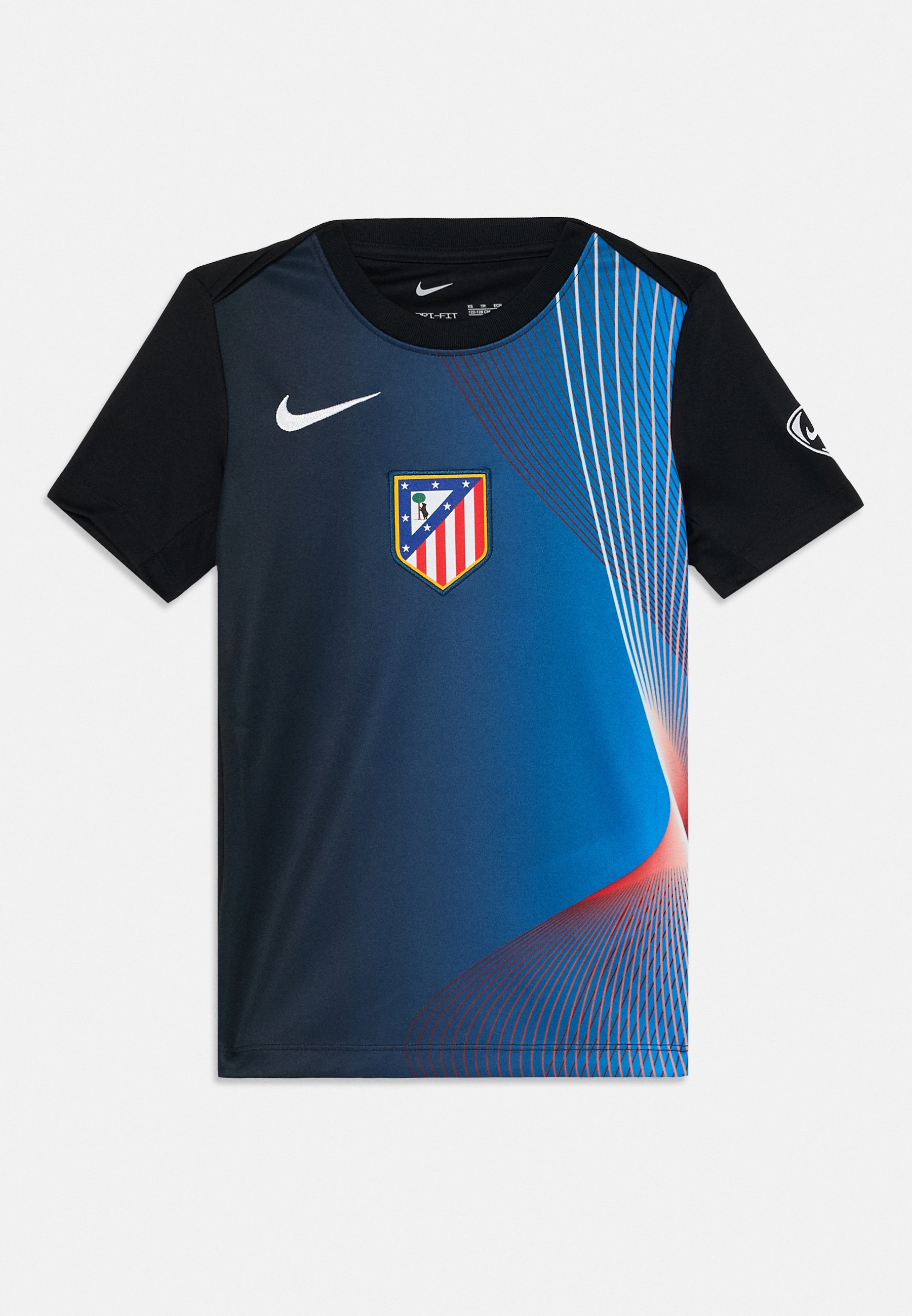Nike Performance ATLETICO MADRID UNISEX - Športové tričko - čierne/biele