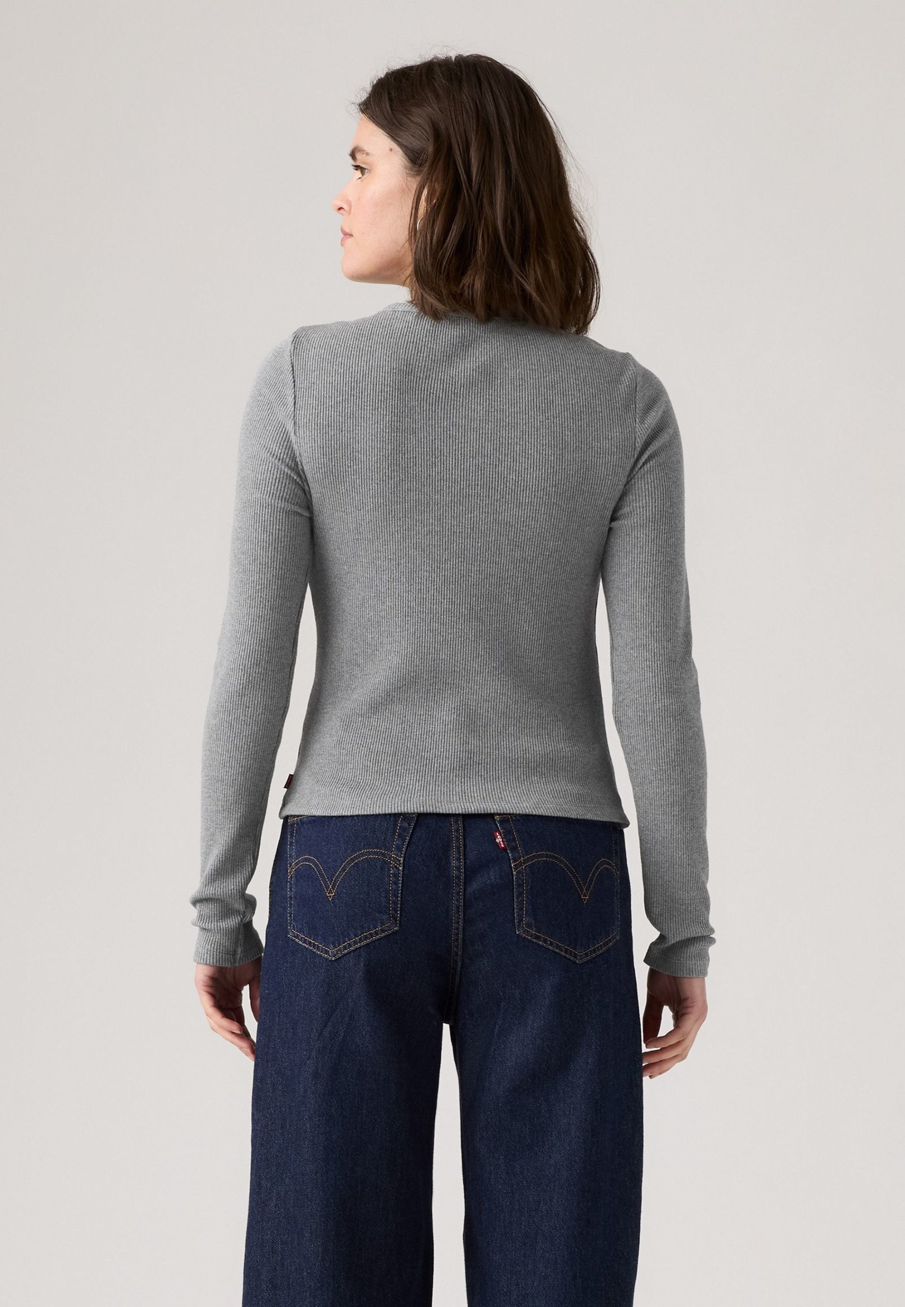Levi's® RORY BUTTON UP - Top s dlouhým rukávem - black