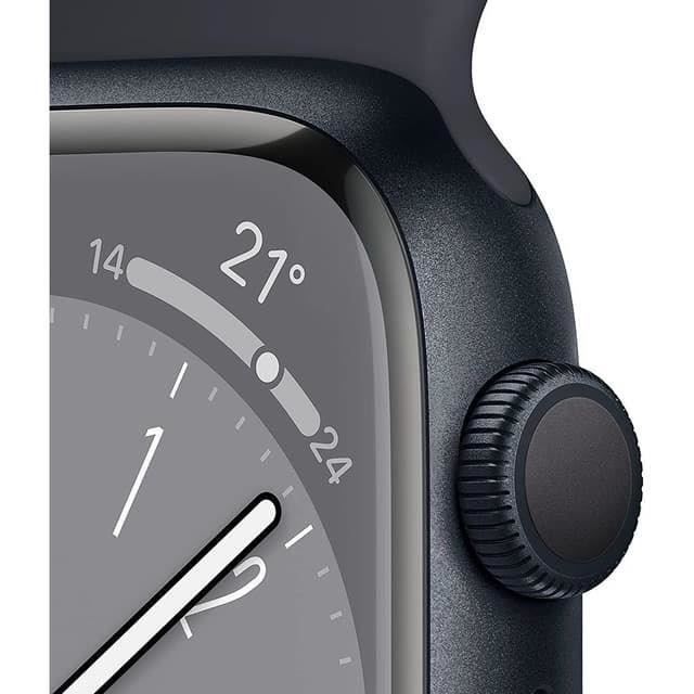 Apple Watch (Series SE) 2022 GPS 44 mm - Aluminium Minuit - Bracelet sport Noir - Reconditionné - Etat correct