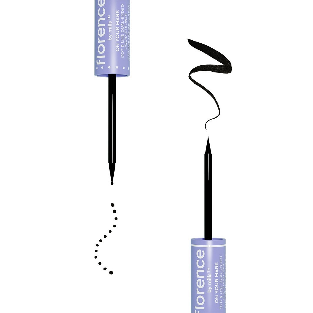 Florence By Mills Delineador On Tha Mark Doppelseitiger Flüssig-Eyeliner - 7 ml