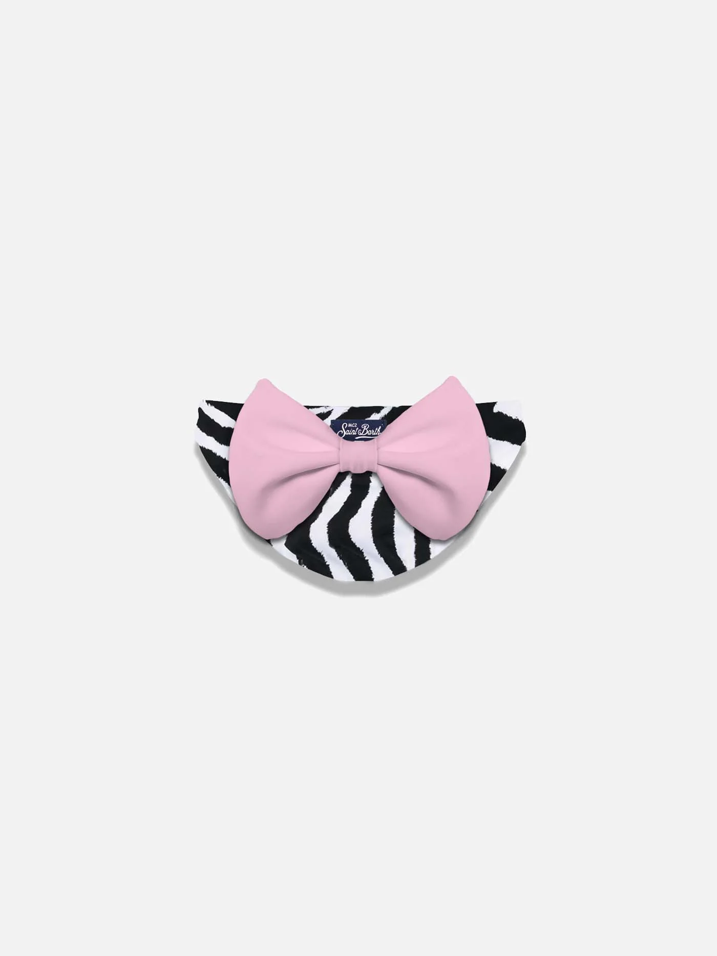 Meisjeszwembroekje met dierenprint en strik