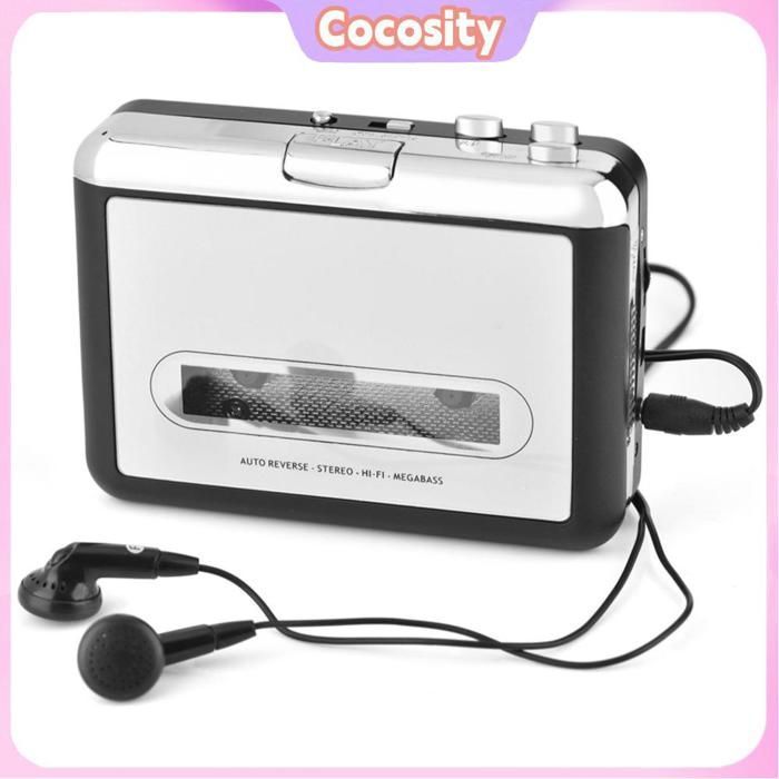 Cocosity Convertidor de casete a MP3, Convertidor de casete, Reproductor de casete portátil, Convertidor de reproductor de vídeo