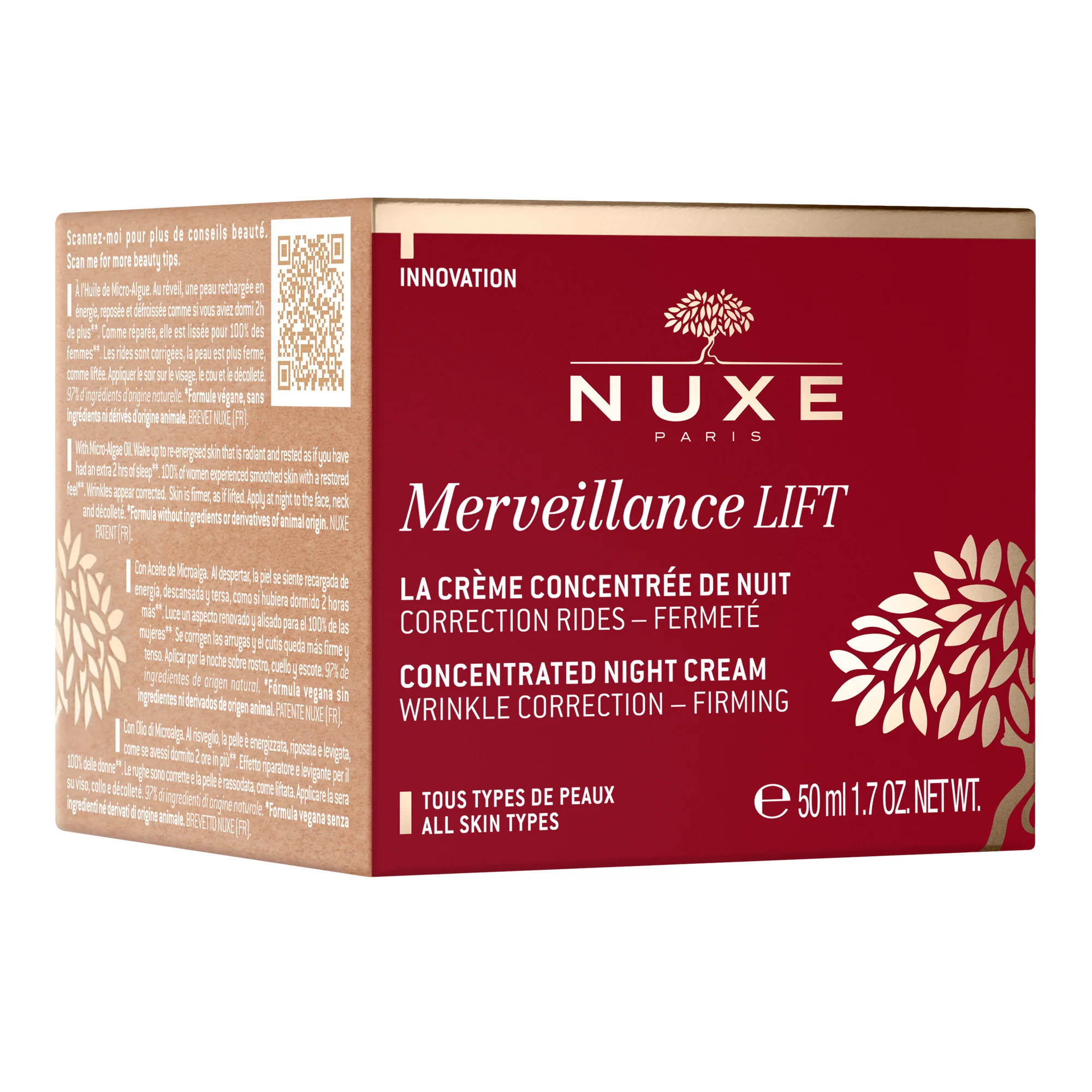 Merveillance Lift Crema concentrata notte - Tratt.viso notte antirughe