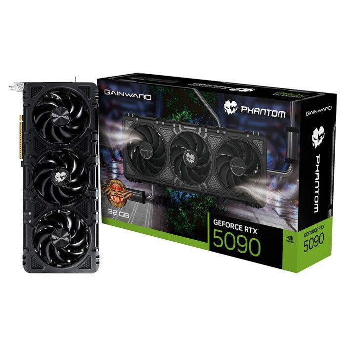 Carte graphique - Gainward - GeForce RTX 5090 Phantom GS - 32GB GDDR7 - PCI Express 4.0 x16 - NVIDIA