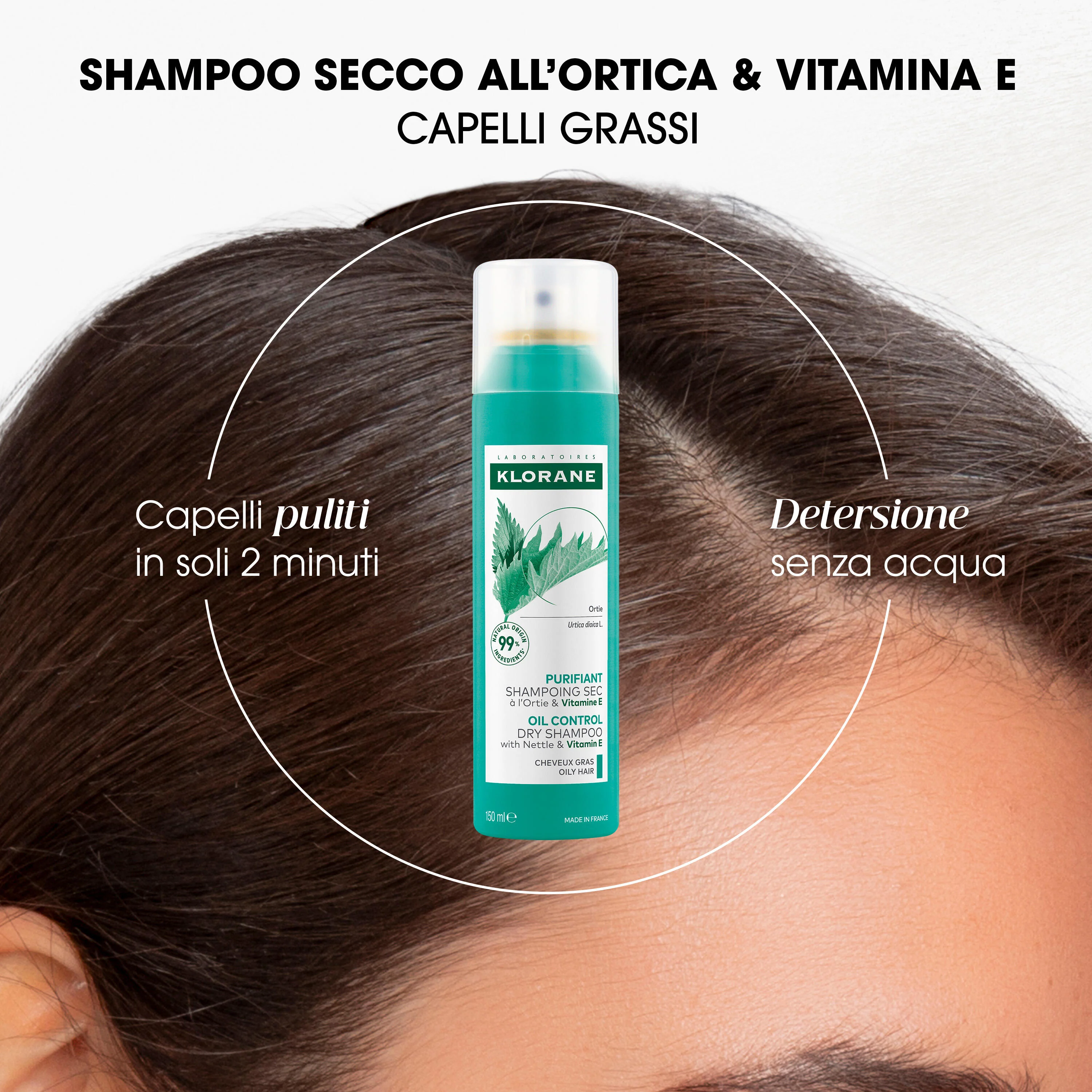 Ortica Shampoo Secco Ortica e Vitamina E - Shampoo Secco