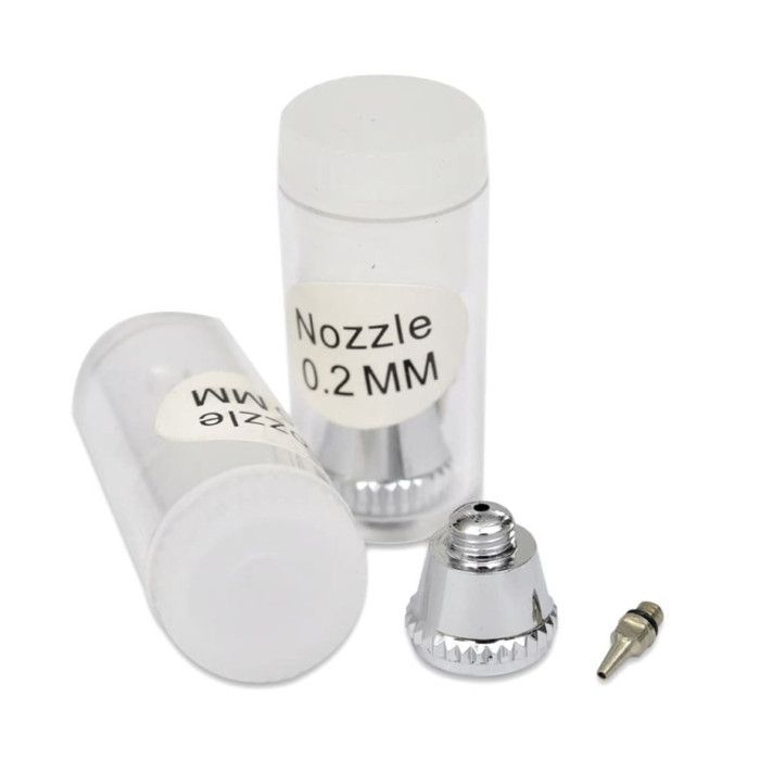 vidaXL Ensemble d'aérographe Buses de 0,2 / 0,3 / 0,5 mm