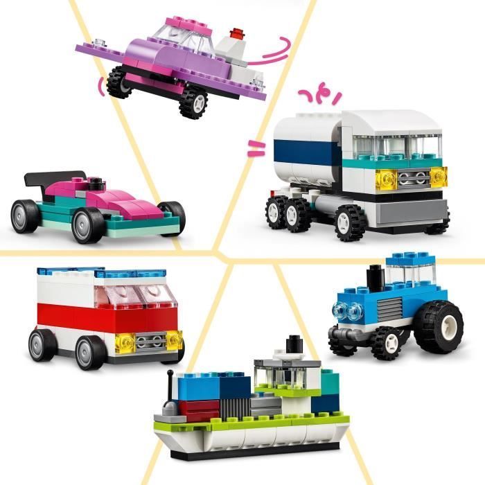 LEGO® 11036 Classic Creative Vehicles, Model Car, Police Vehicle, Truck and More