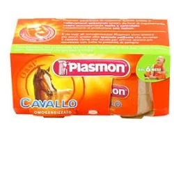 PLASMON Carne de caballo homogeneizada Plasmon 2x80 g Alimento para bebés