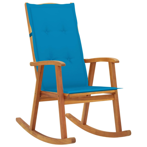 VidaXL Fotel bujany Brąz 120 x 50 x 3 cm Drewno akacjowe