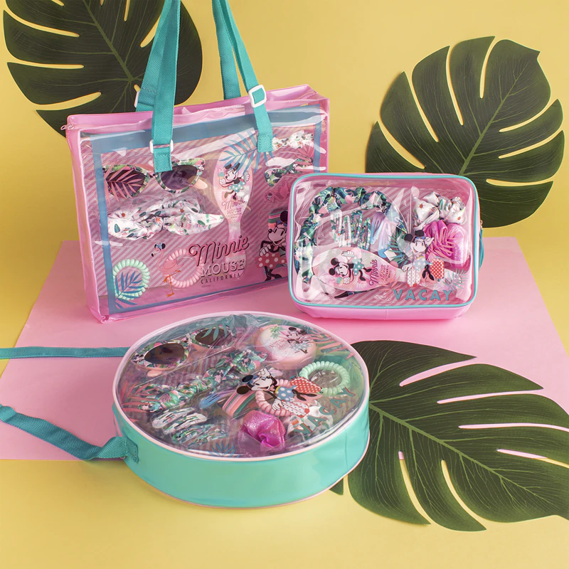 Conjunto de acessórios de cabelo Disney Minnie Mouse Beauty Set para crianças
