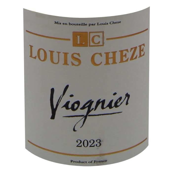 Maison Louis Cheze 2024 Collines Rhodaniennes Viognier - Vin blanc de la Vallée du Rhône