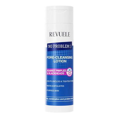 Revuele No Problem -puhdistusvoide, ihohuokosten ja epäpuhtauksien vähentäjä, 200 ml
