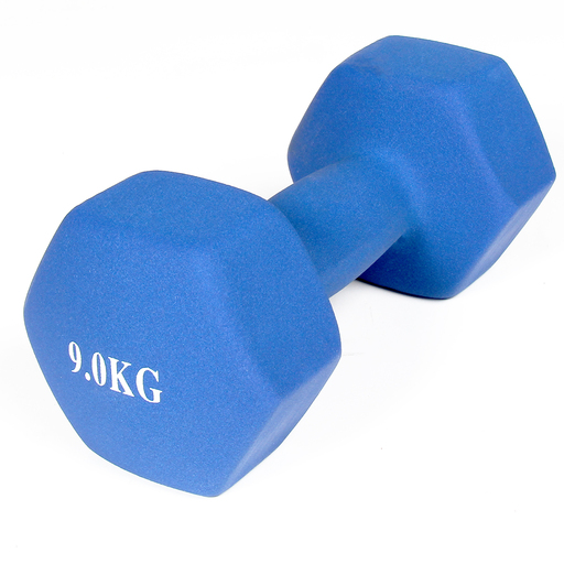 Neopreen gecoate dumbbells (set van 2) 9 kg Gladiatorfit