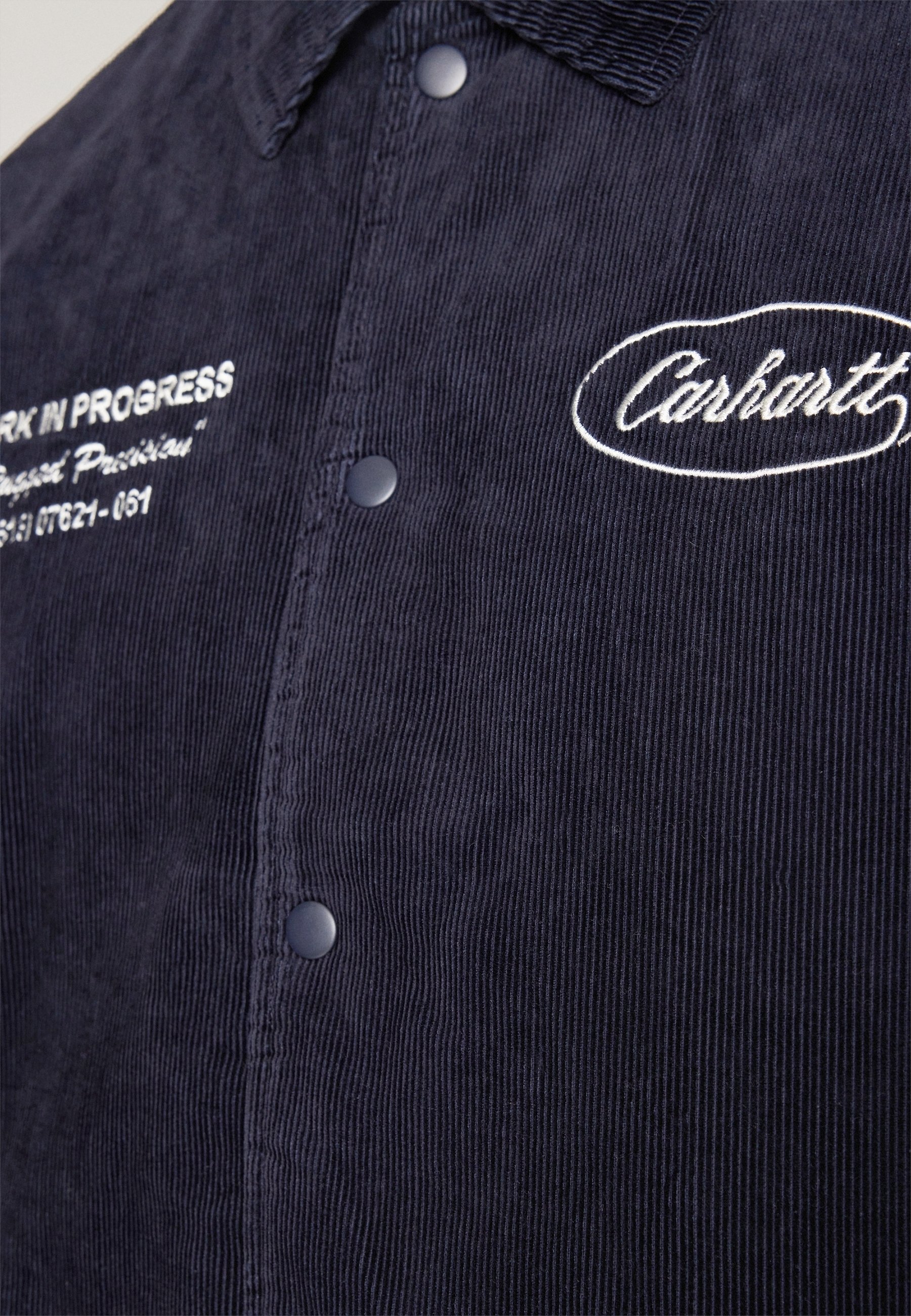 Kurtka bomberka Carhartt WIP - ciemnoniebieska