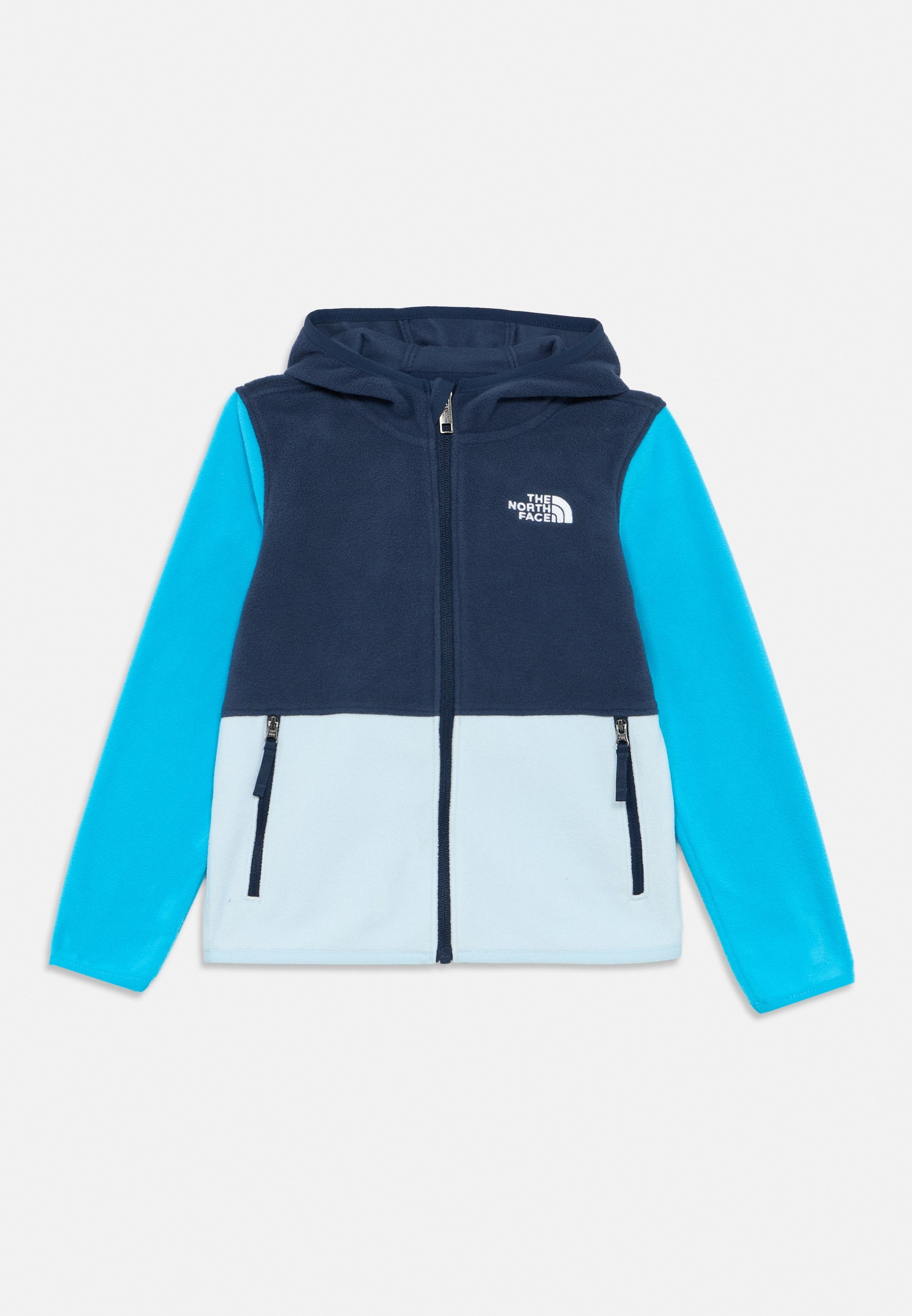 The North Face KID GLACIER HOODIE UNISEX - Genser med glidelås - summit navy/meridian blue/polar haze
