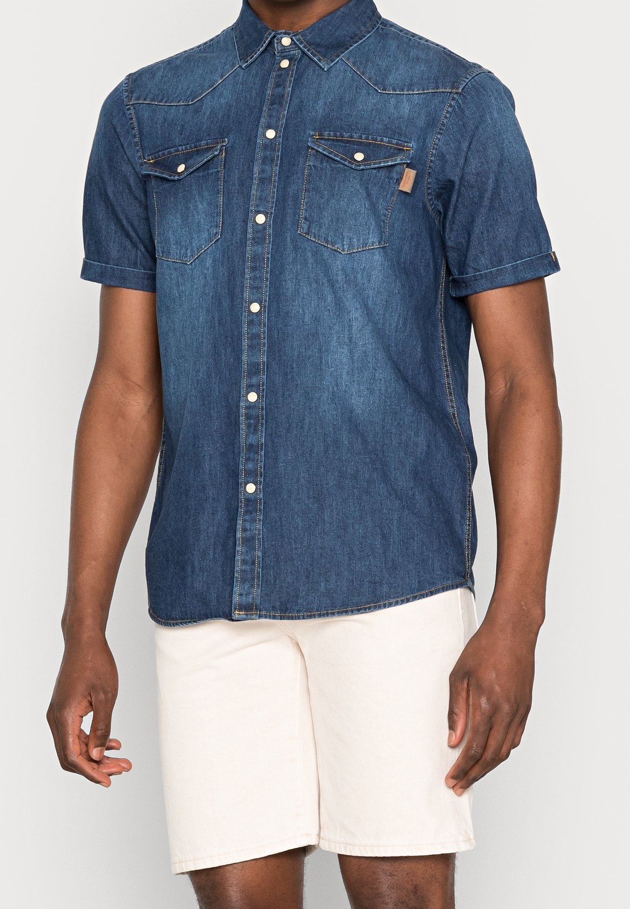 Pier One shirt - donkerblauw