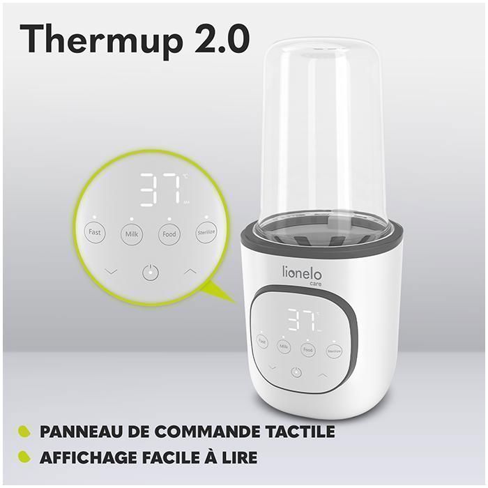 Chauffe-Biberon 5en1 LIONELO Thermup 2.0 - Stérilisation - Réchauffement - Décongeler
