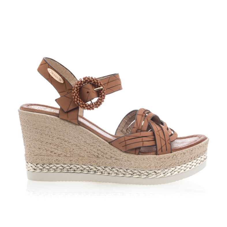 Bruine damessandalen / open teenschoenen