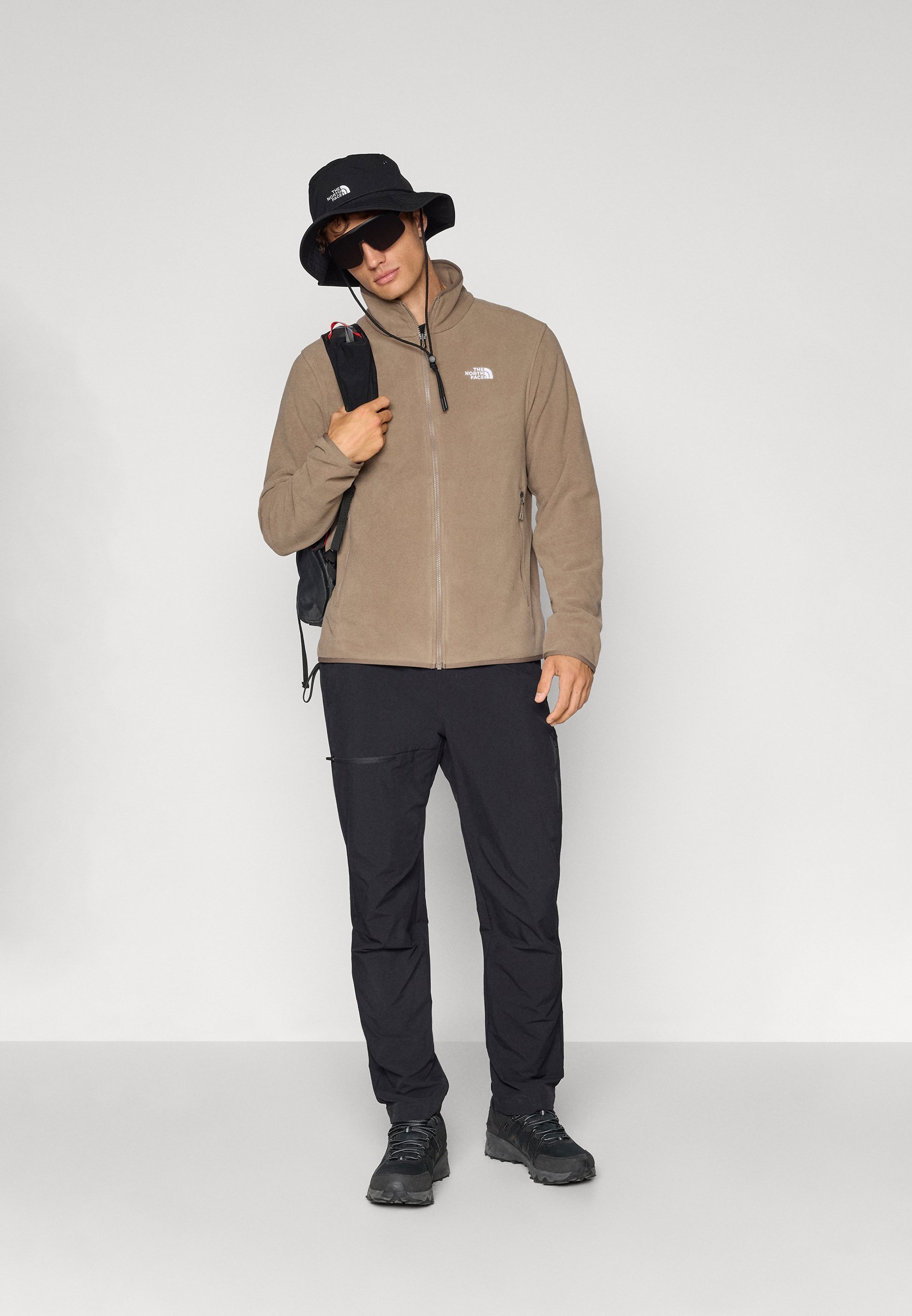 The North Face M GLACIER FLEECE JACKET - Fleecejack - mokkabruin