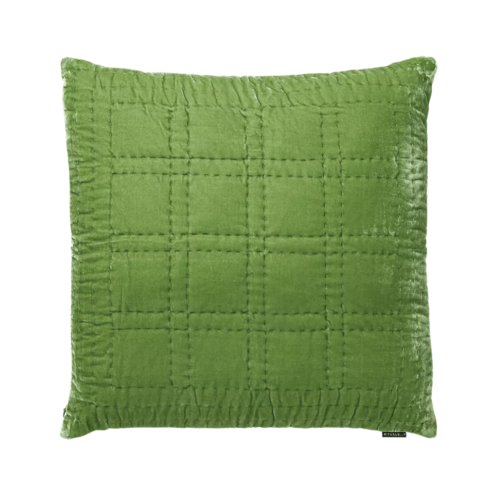 Housse de coussin House of Rituals Collection Saigon, en velours de soie viscose, 50 x 50 cm