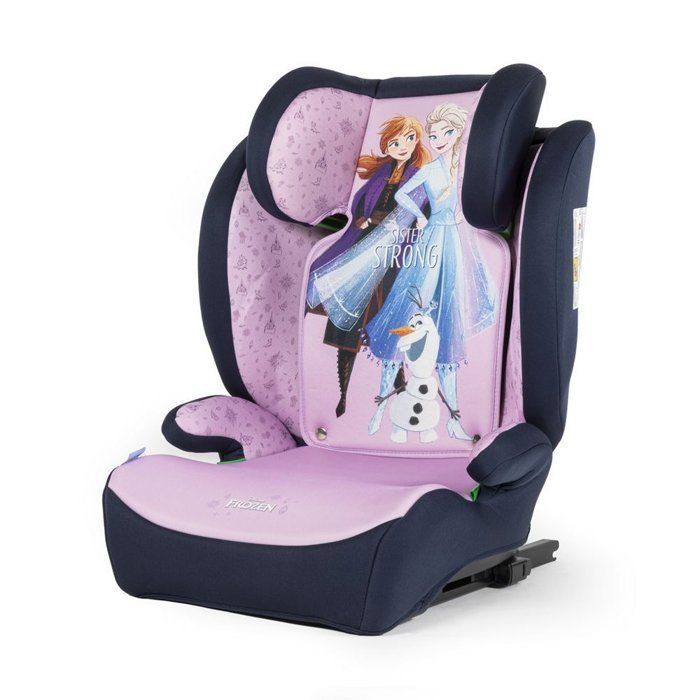 Tataway Siège auto Disney Frozen avec fixation ISOFIX pour la sécurité des filles de 100 à 150 cm, graphismes Elsa, Anna, Olaf sur