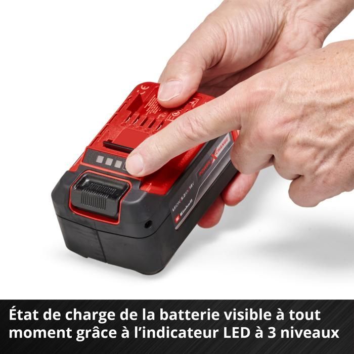 Einhell Double batterie 5,2 Ah Twinpack PXC (Lithium-Ion, 18V, pour tous les appareils Einhell PXC)