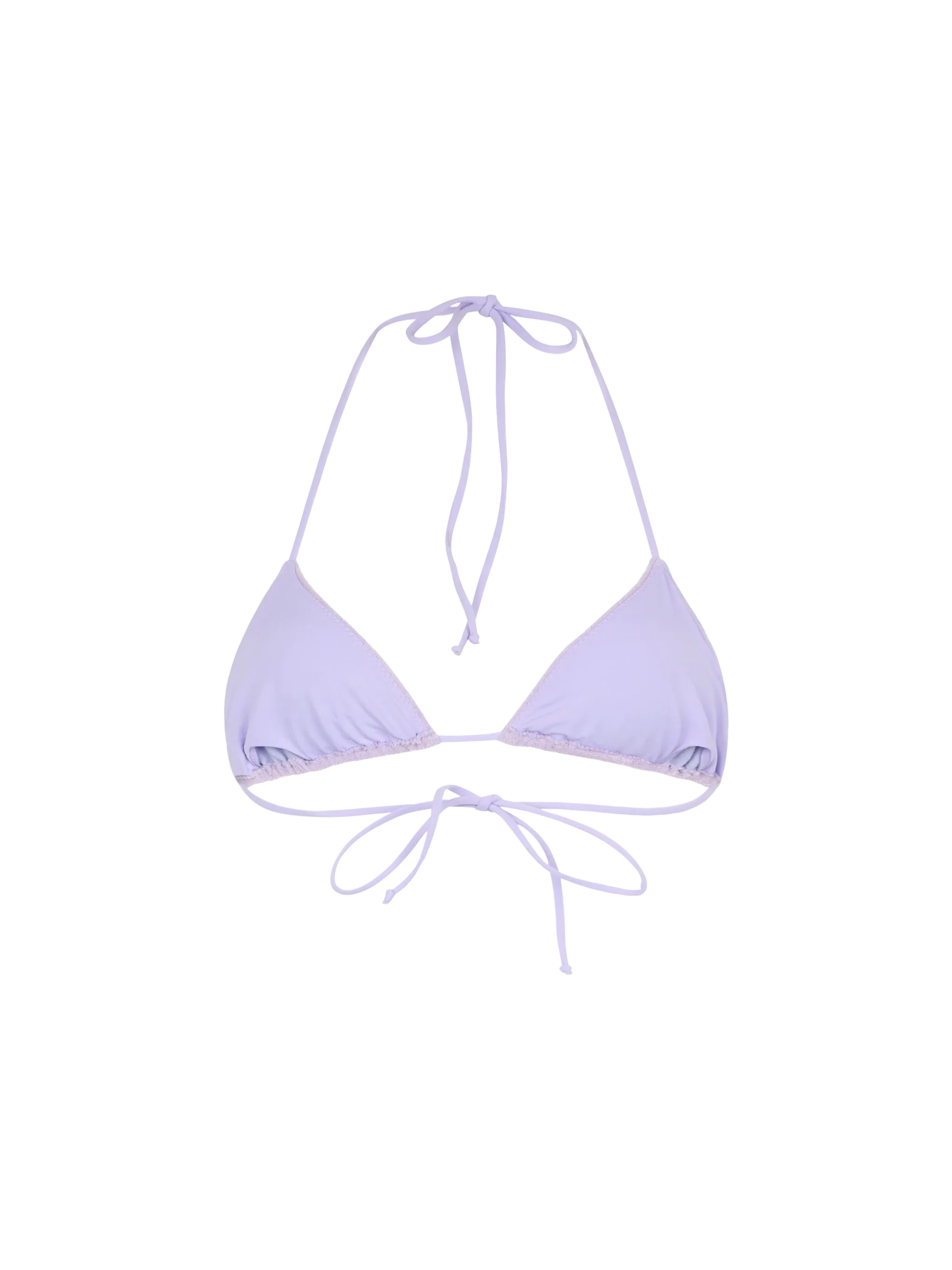 Leah Lilac Terry Triangle Top Damesbadpak
