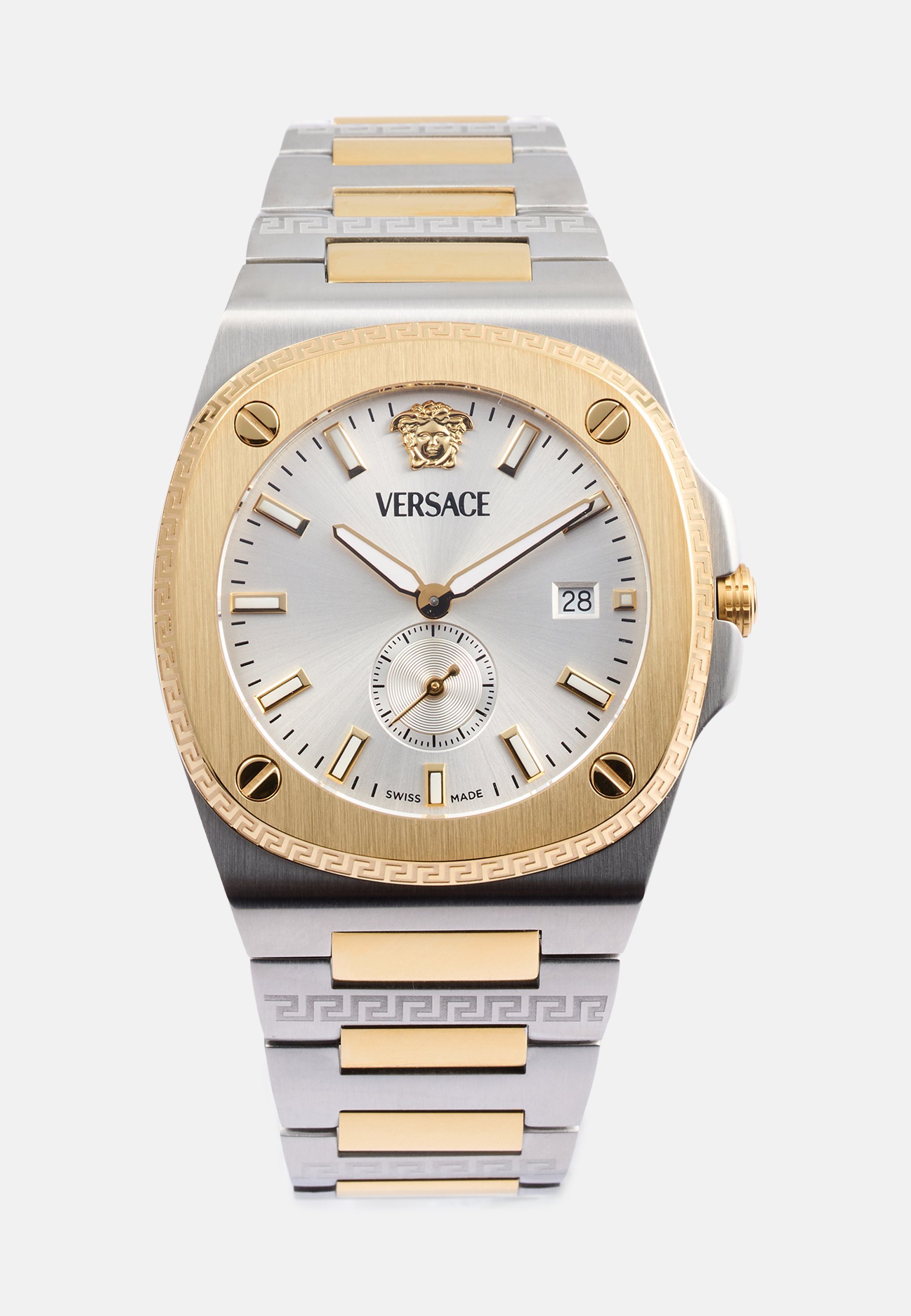 Versace TOLOMEO - Horloge - zilverkleurig/goudkleurig