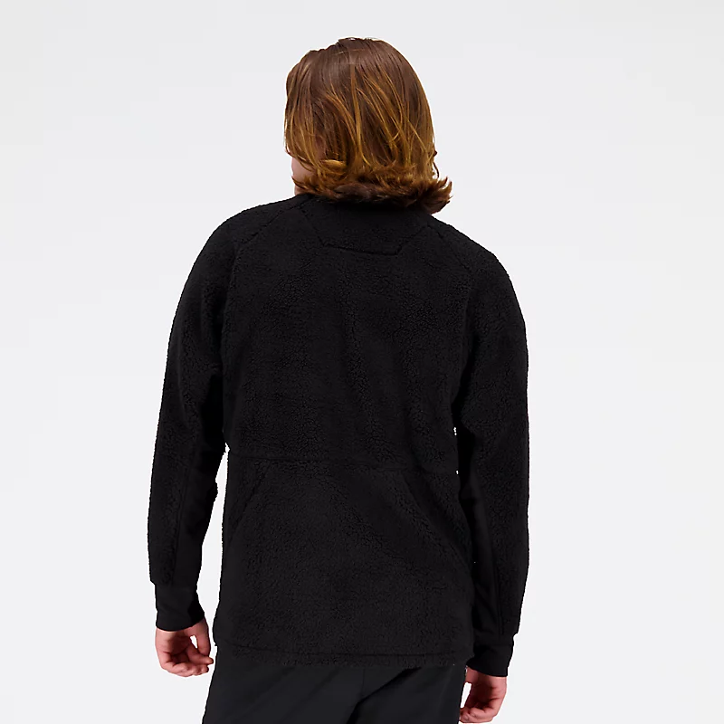Heren Q Speed Sherpa Anorakjas - Zwart
