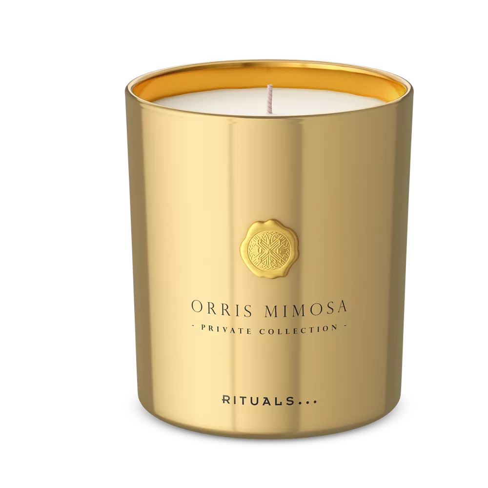 Vela aromática de lujo Private Collection Orris Mimosa, 360 g.