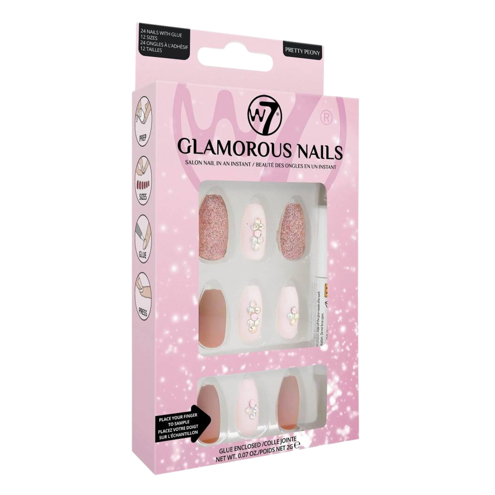 W7 Glamurozni nokti