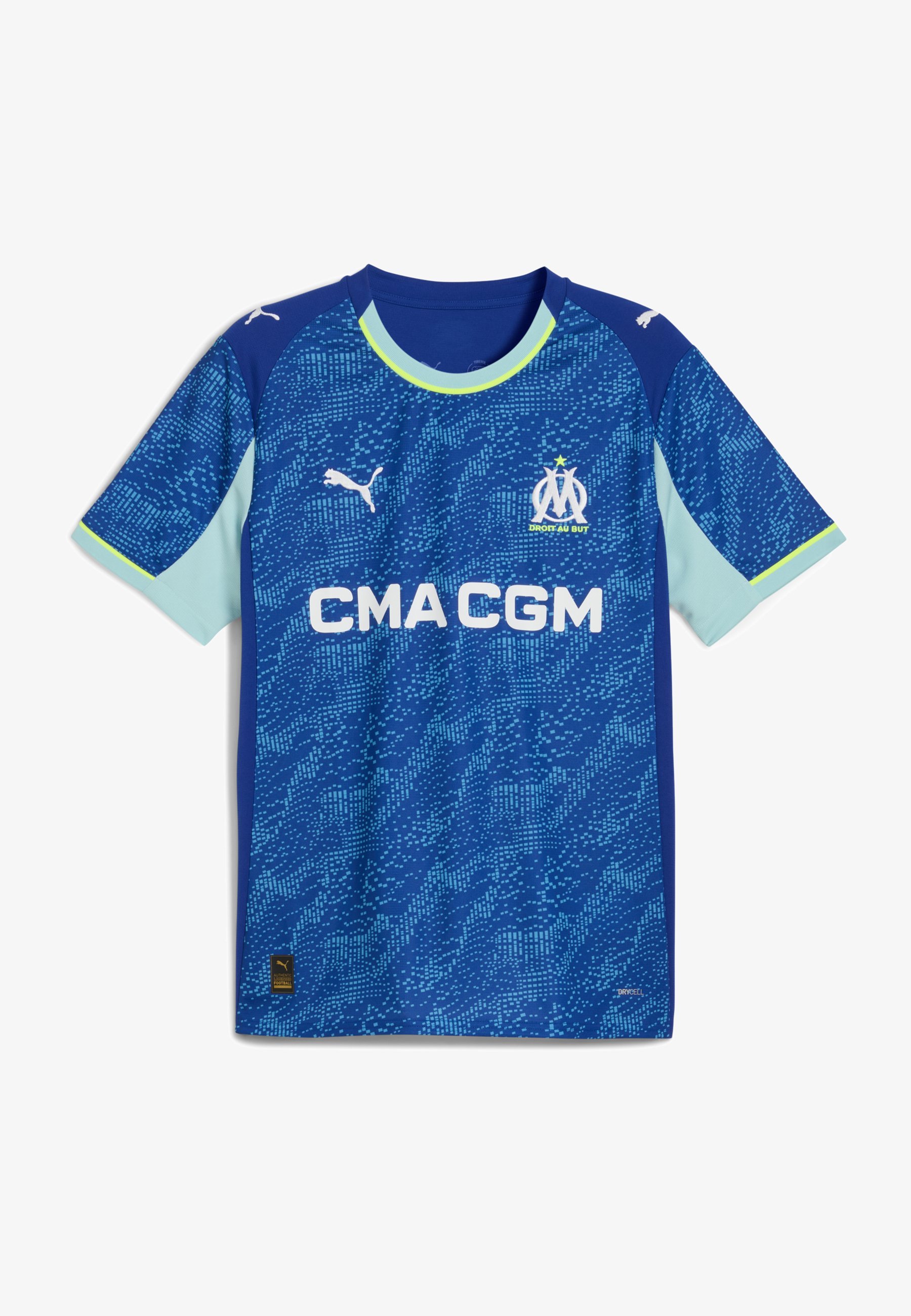 Puma OM 3RD JERSEY REPLICA - Sport-T-Shirt - leuchtendes Blau-Azur