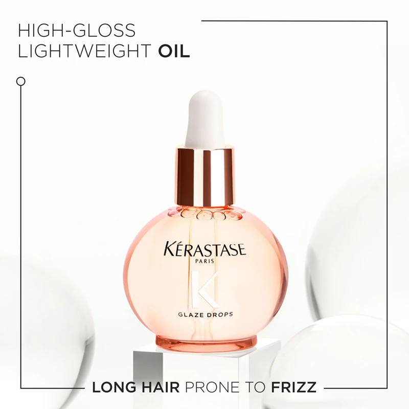 Kérastase Gloss Absolu Glaze Drops - Óleo capilar nutritivo antifrizz