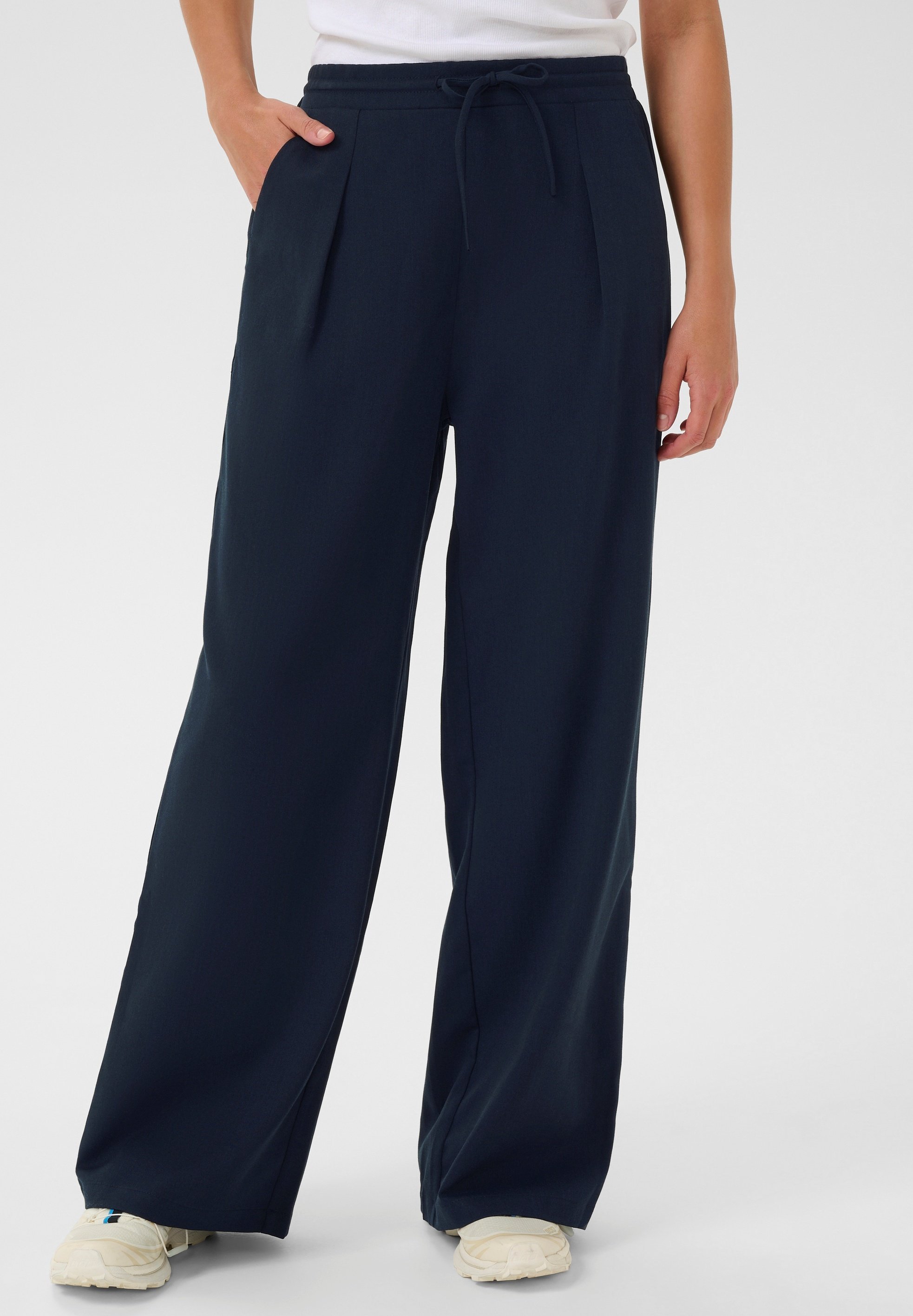 Kaffe LAUREN - Spodnie - midnight marine cc